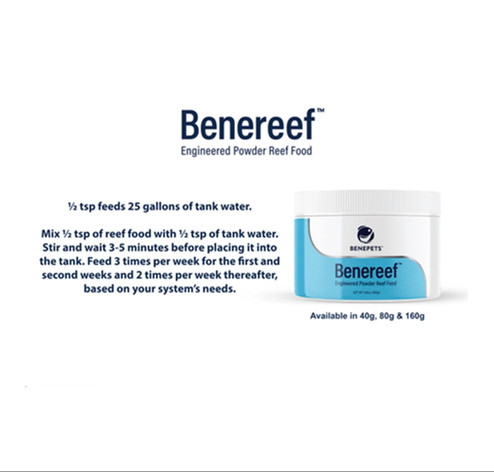 Benepets Benereef Probiotic Coral Food (80g)