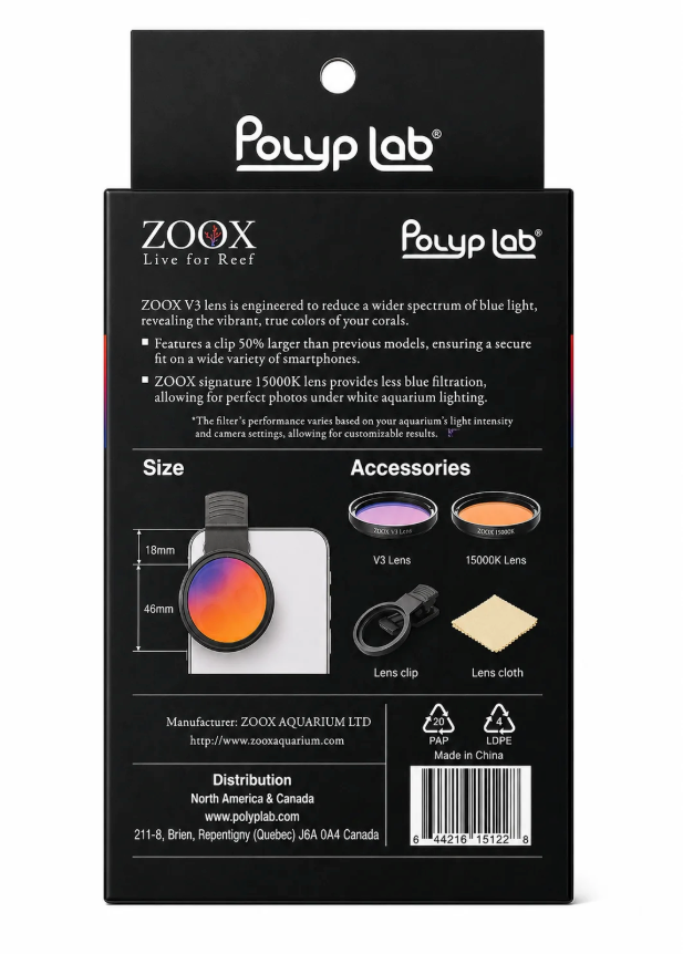 Polyplab NEW coral view lens V3